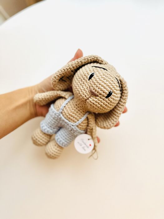 Misiek zrobiony na szydełku