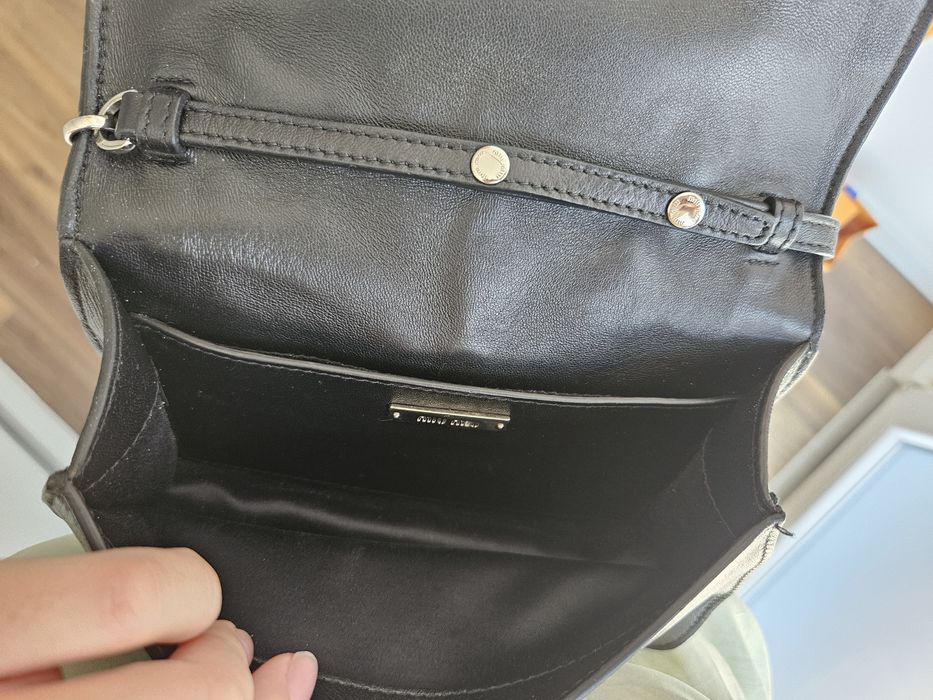 Mala em pele Miumiu autêntica EDIÇÃO LIMITADA