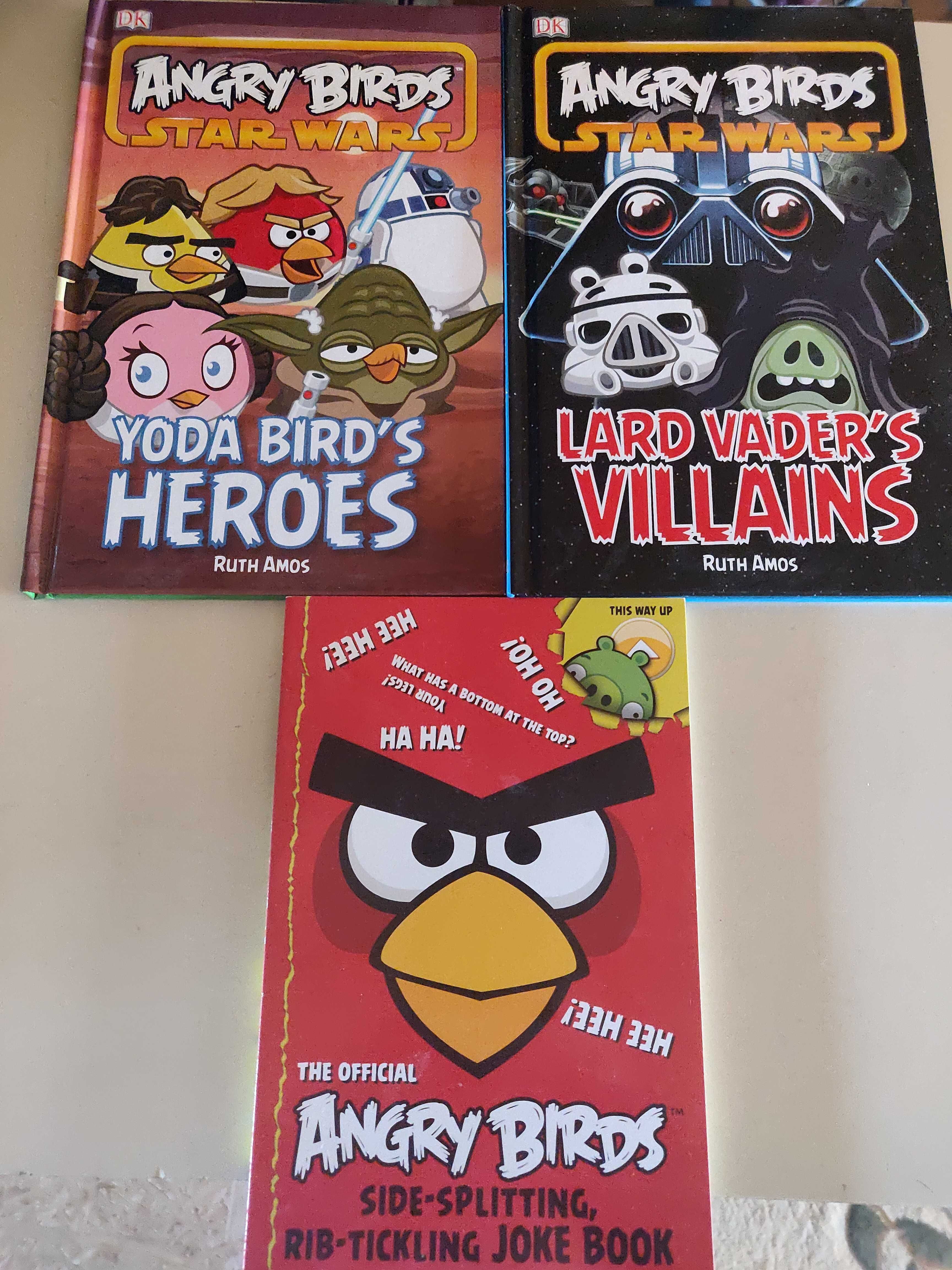 Angry birds książeczki i 2 DVD z bajkami