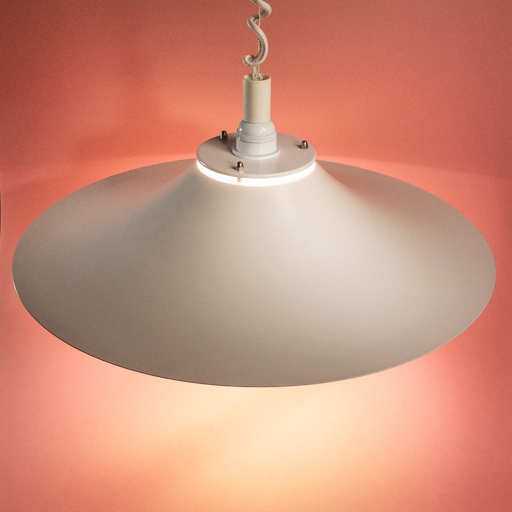 A/S Lyfa model LOTUS. Stara Wisząca lampa loft Dania lata 70te