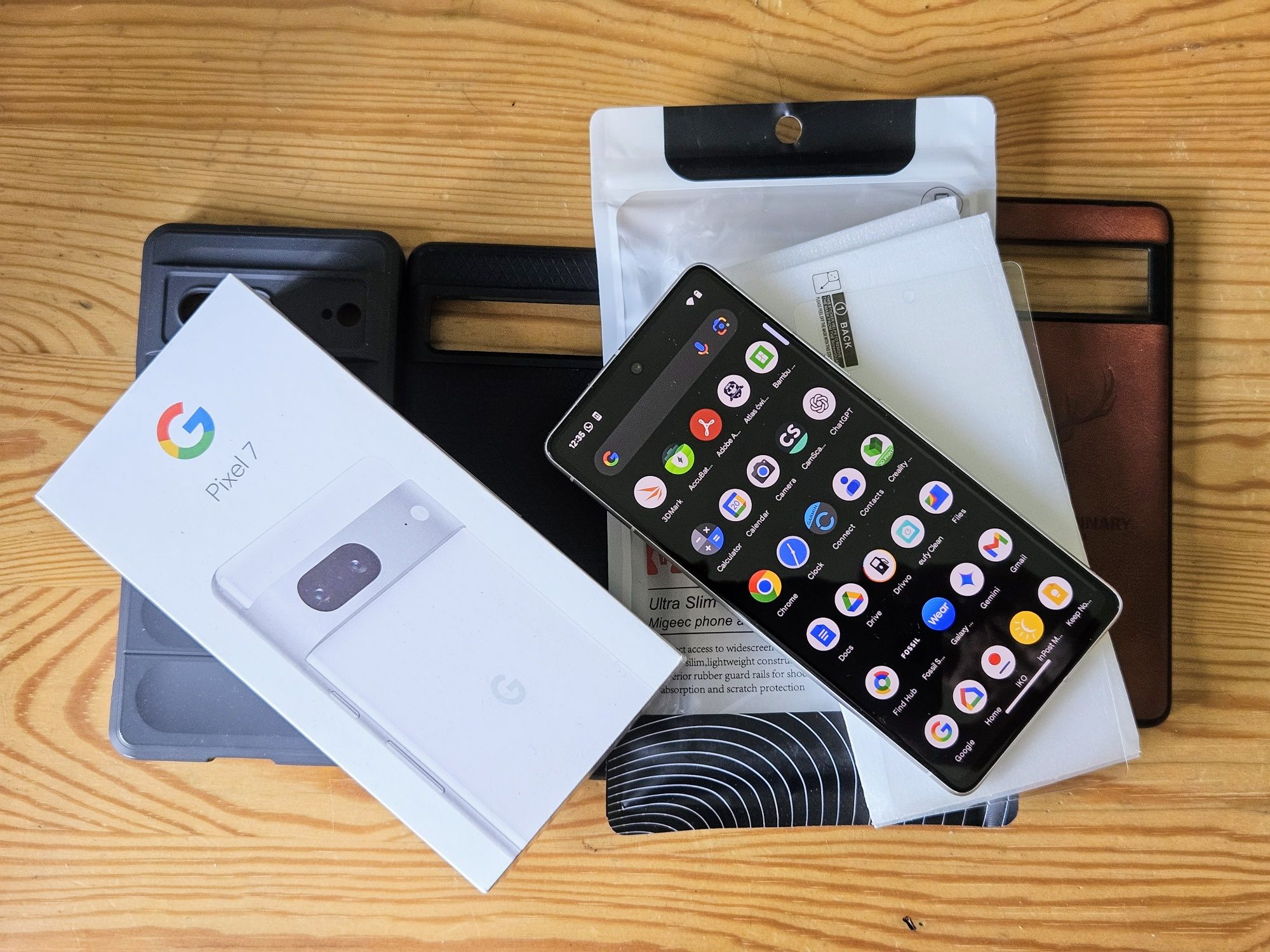Google Pixel 7 128Gb Biały Bardzo Dobry Stan Bogaty Zestaw