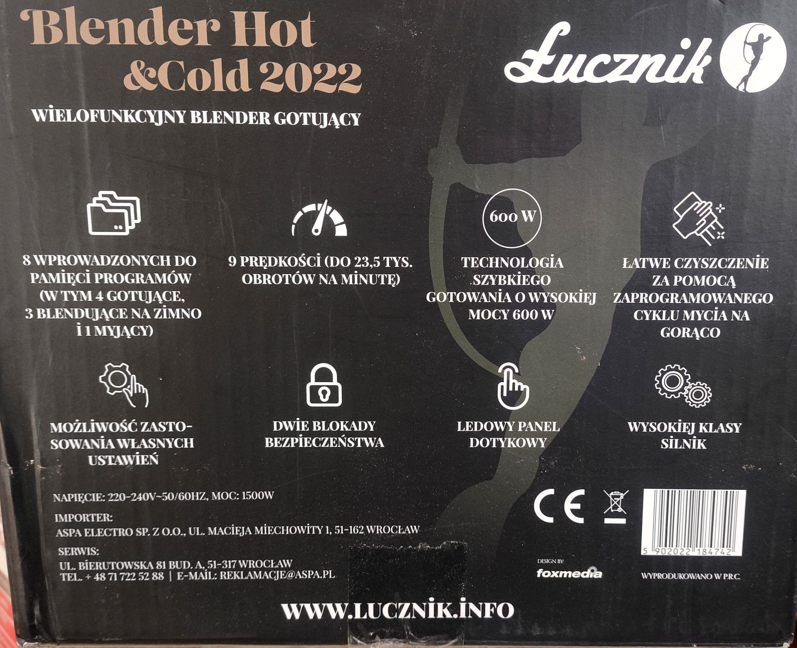 Blender gotujący Hot&Cold Łucznik
