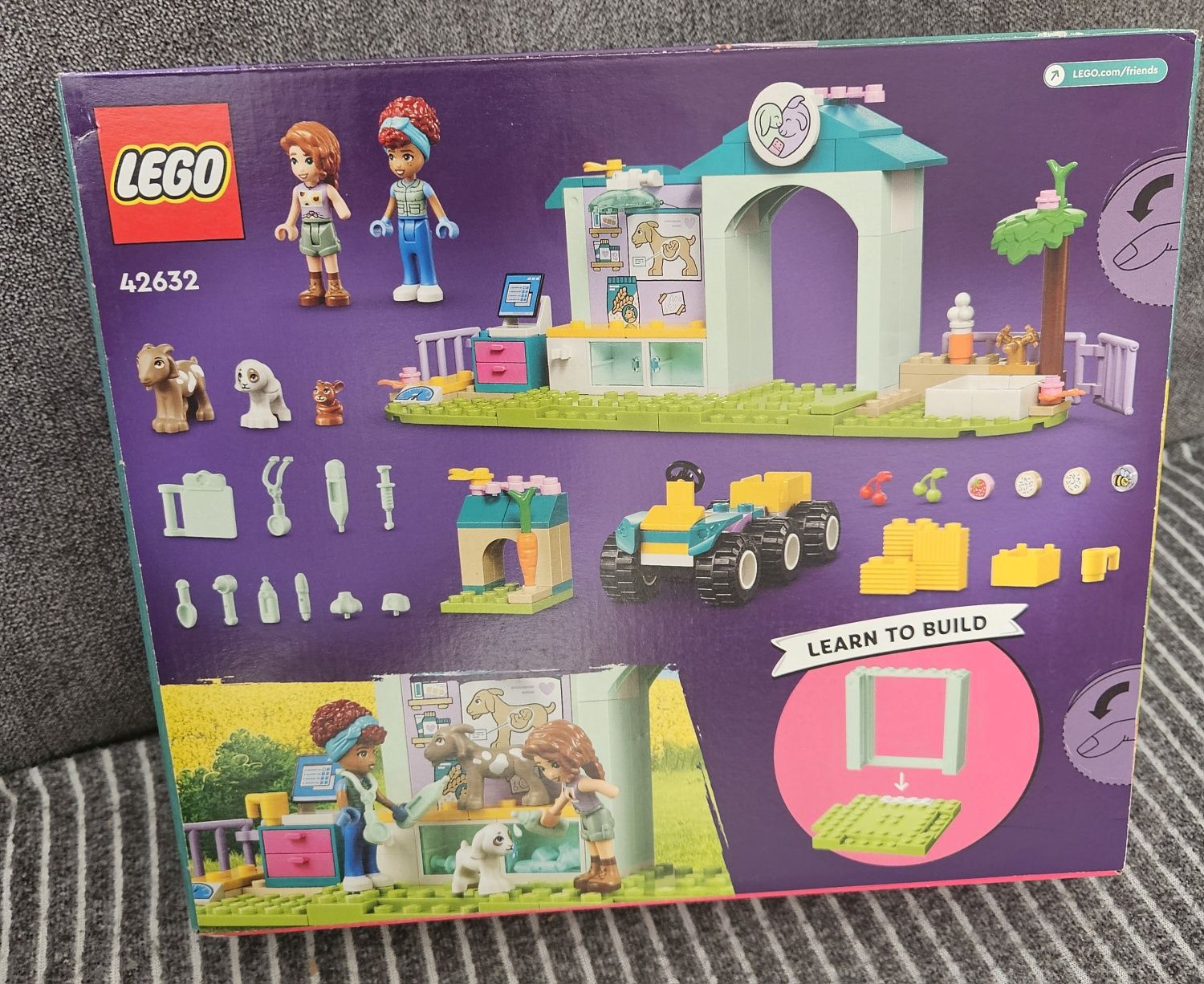 NoweLEGO Friends 42632 Przychodnia weterynaryjna dla zwierząt hodowlan