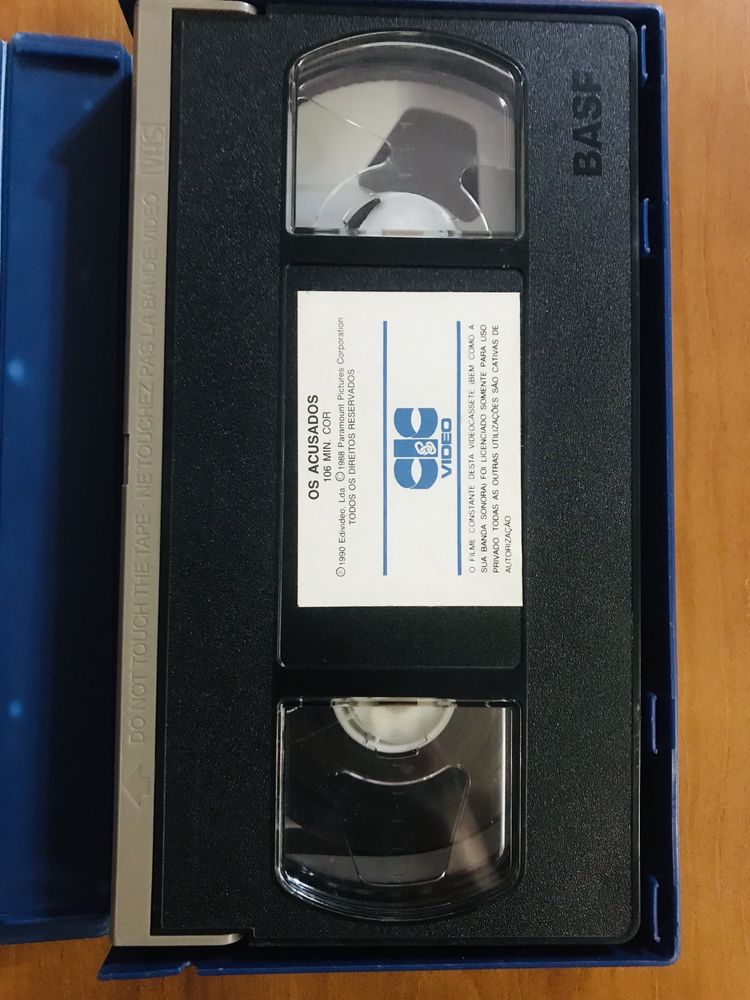 VHS filme Os acusados