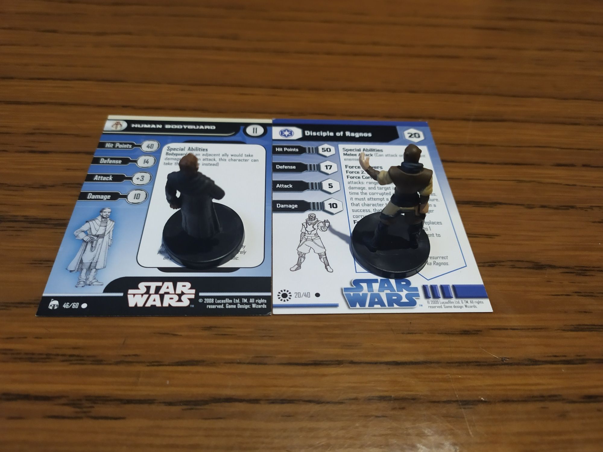 Star Wars Miniatures - Disciple of Ragnos i Human Bodyguard