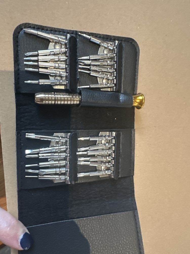 Conjunto de ferramentas de precisao varios bits