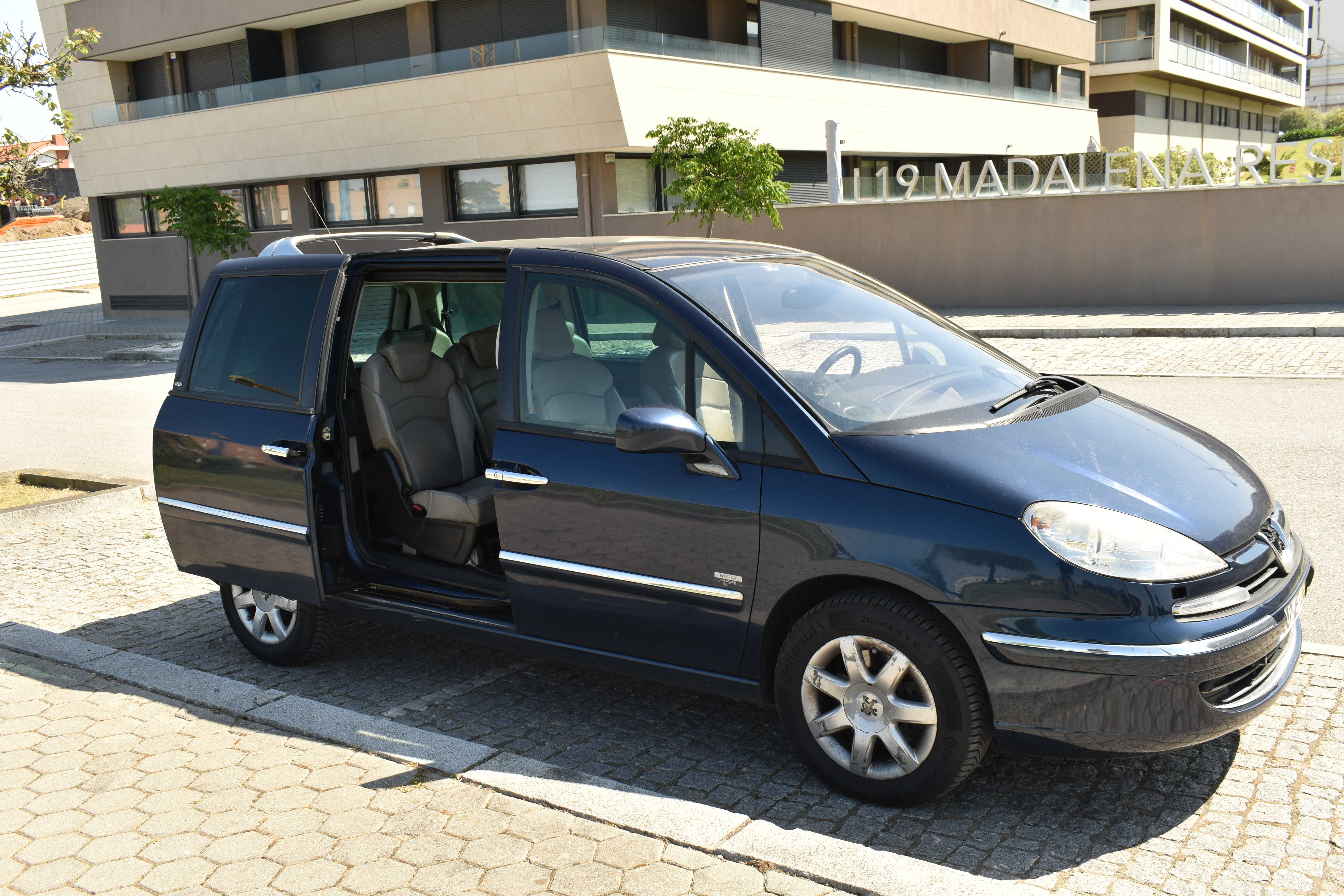 Peugeot 807 2.2 HDi 170cv Diesel 2009, 7 lugares, revisão feita