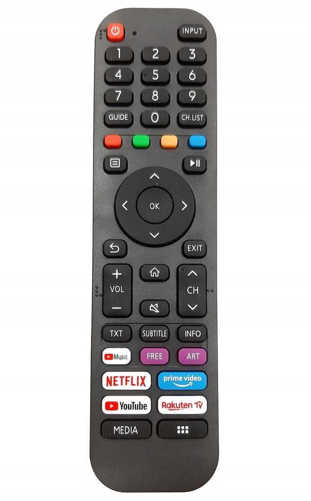 Pilot do TV Hisense 55A7100F, 65A7100F, 43A519EEVS tańszy zamiennik