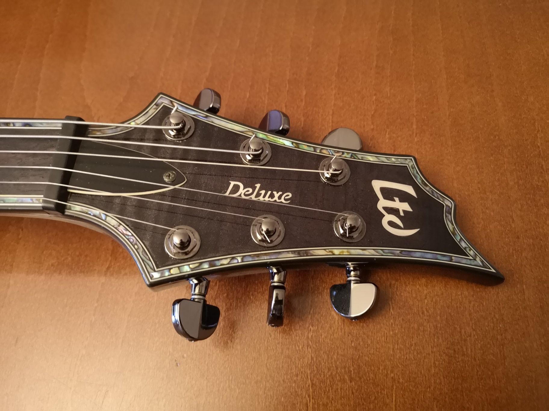 Gitara Elektryczna ESP LTD H-1001 Deluxe See-Thru Black