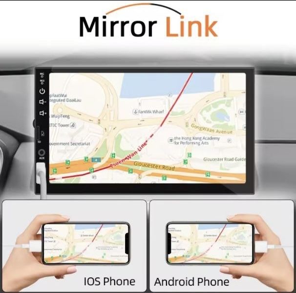 Універсальна андроїд магнітола  з CarPlay + AndroidAuto + Камера