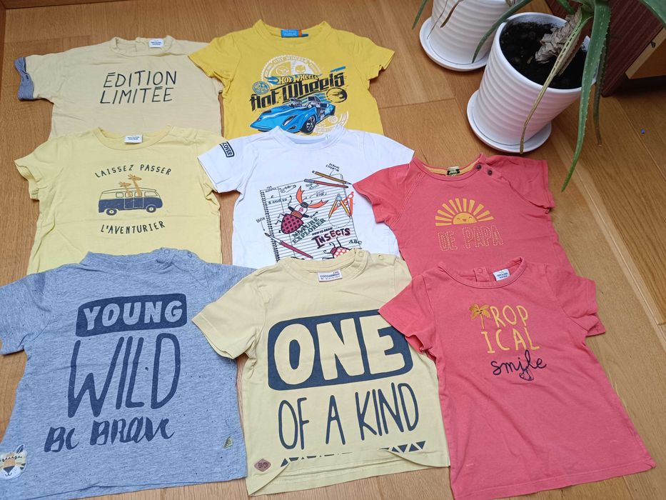 8 koszulek z kr. rękawem Tape a'loeil