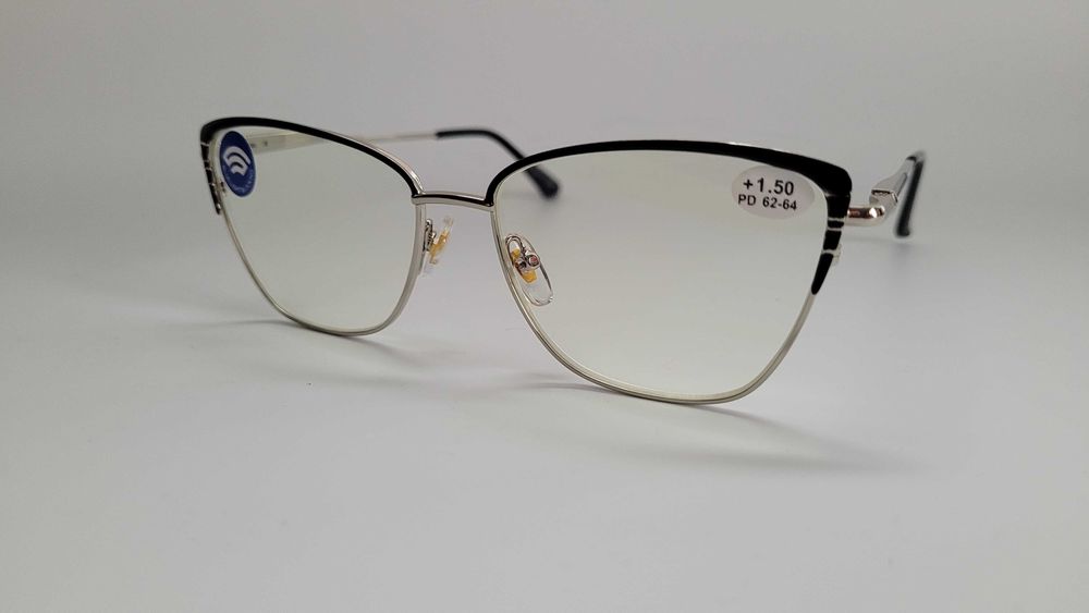 Очки для зрения женские Blue blocker в металлической оправе