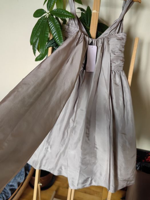 Sukienka dla druhny/na ślub/przyjęcie, Marks & Spencer, 100% jedwab,