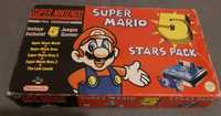 Super nintendo stars pack 5 estrelas com 8 jogos.