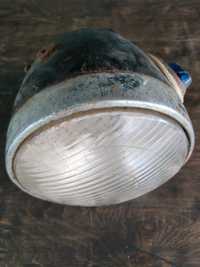 Przednia metalowa lampa wsk