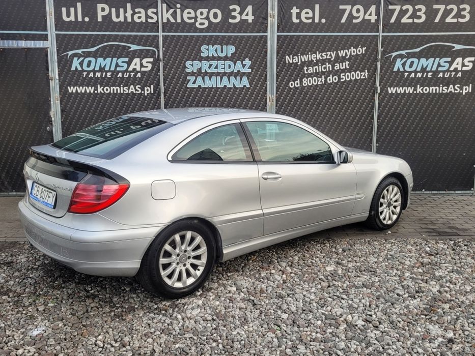 Mercedes Benz C180 Kompressor GAZ • Klima LPG 2032r Długie opłaty *