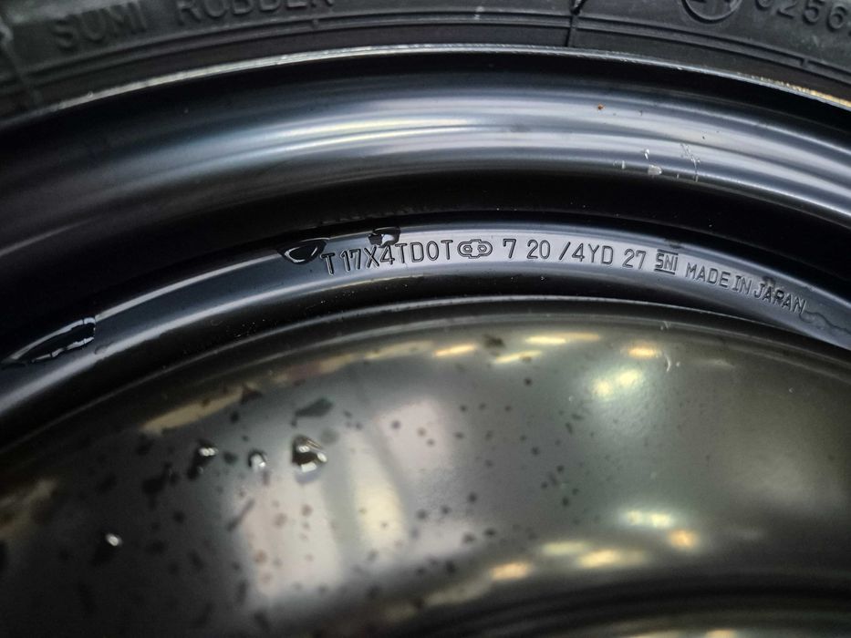 KOŁO r17 (((KD17/24)008 TOYOTA LEXUS zapasowe 155/70r17 5x114,3 4Tx17