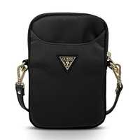 Guess Torebka Gupbntmlbk Czarna/Black Nylon Triangle Logo