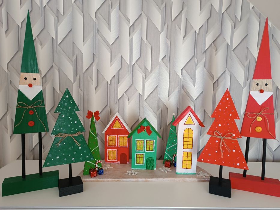 Різдвяний декор з дерева