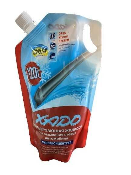 Омивач скла  концентрат  1л  -120°С XADO   (лимон і лайм) (в пакеті)