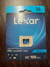 Картка пам'яті Lexar 32GB, Micro SD / Картка пам'яті для телефону