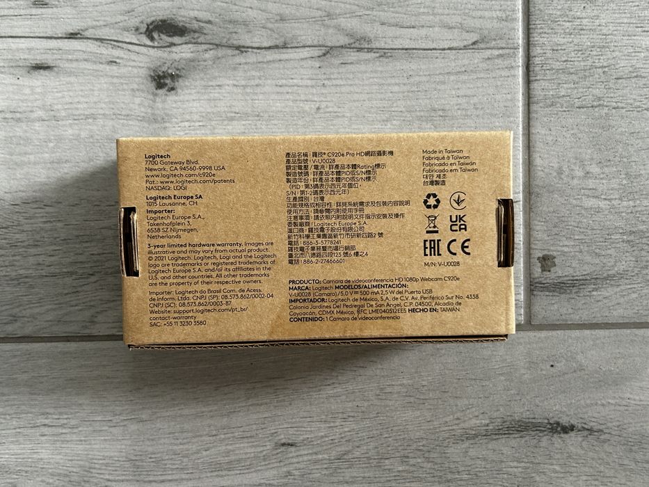 Веб-камера Logitech C920e (C920 C920s) 1080p 30fps