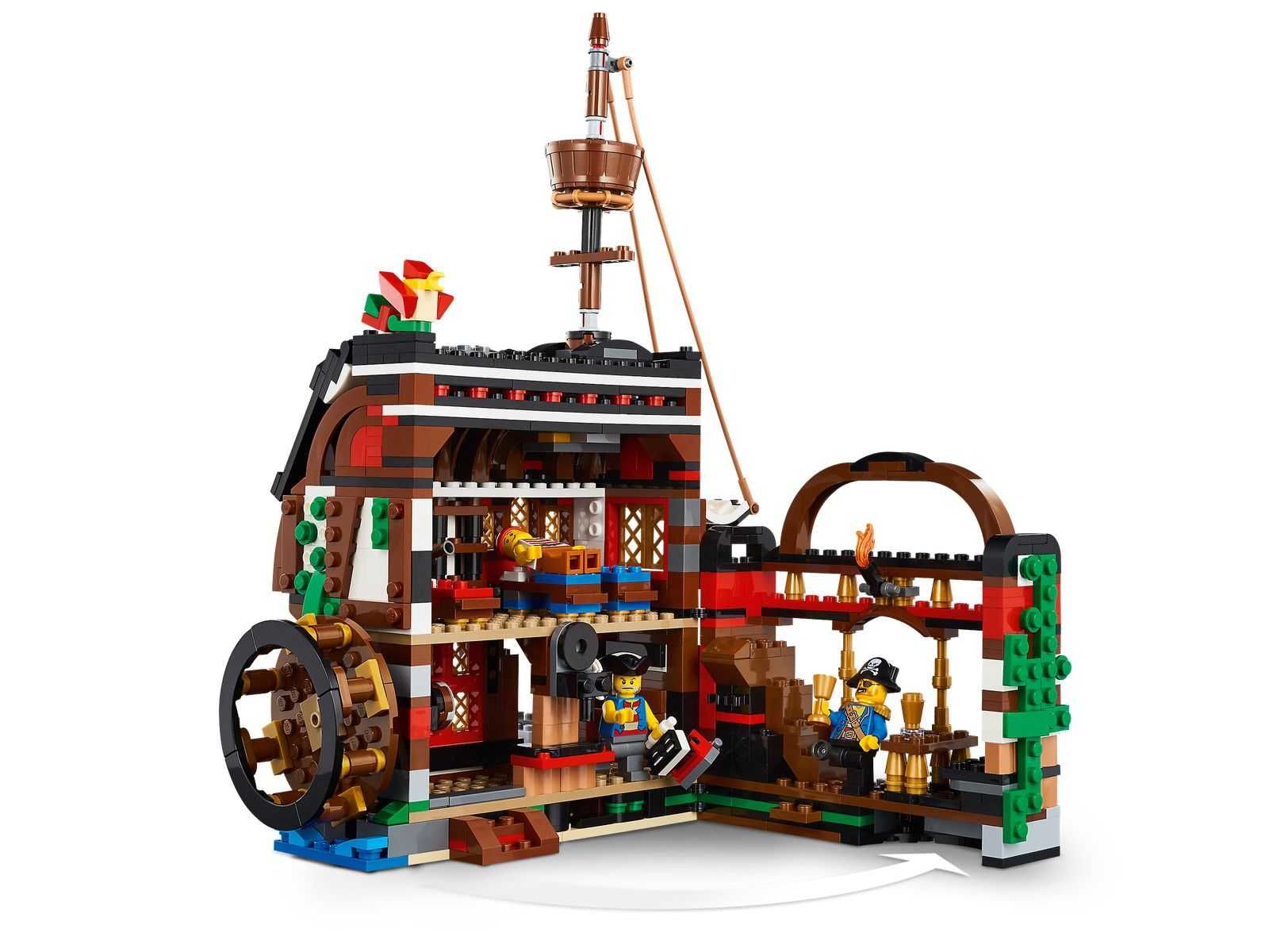 LEGO 31109 Creator 3w1 - Statek piracki tawerna rekin klocki prezent