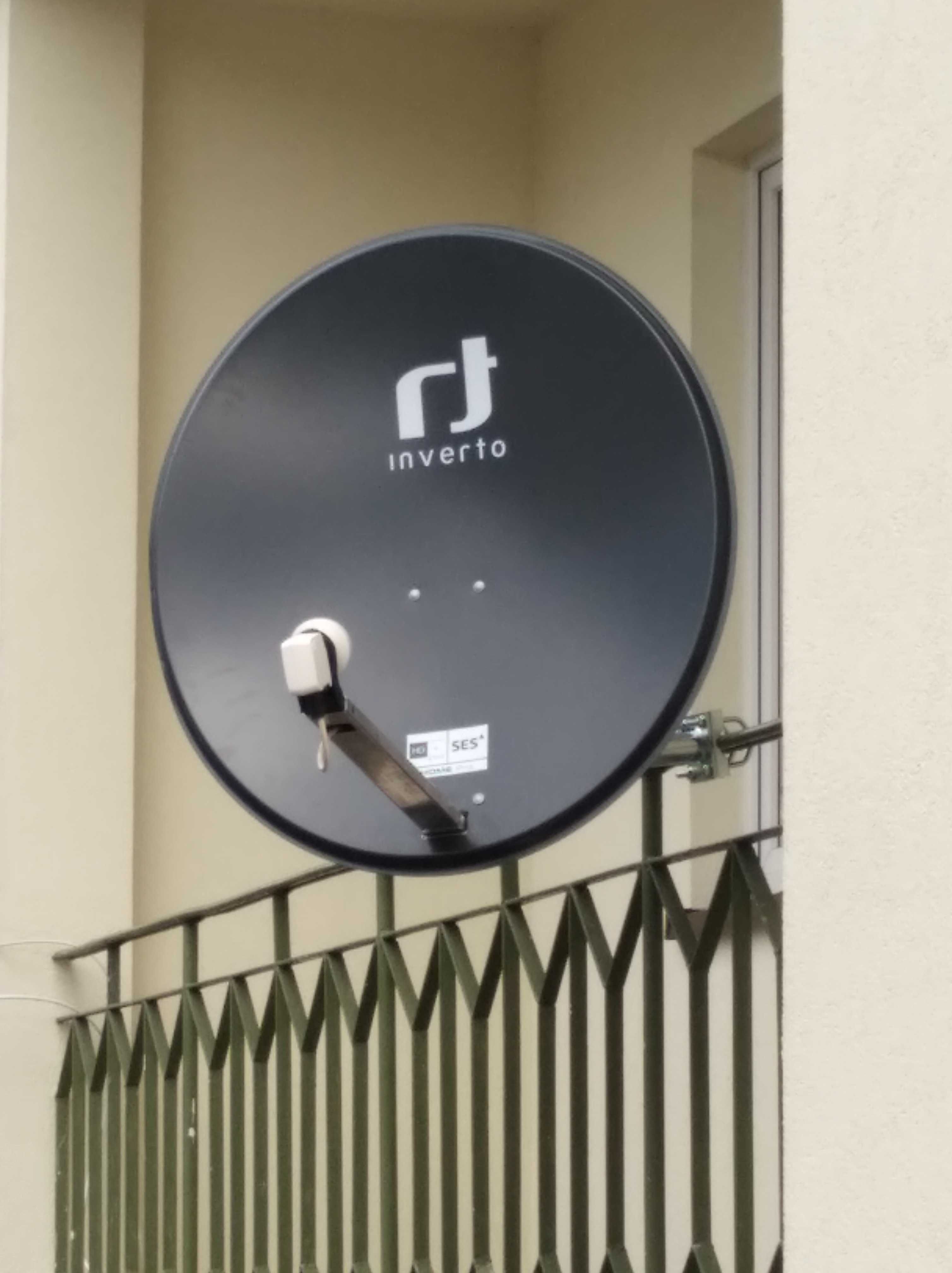 Montaż , ustawienie anten satelitarnych i DVB-T