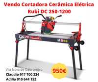 Vendo Cortadora cerâmica elétrica Rubi DC250.1200 com acessórios extra