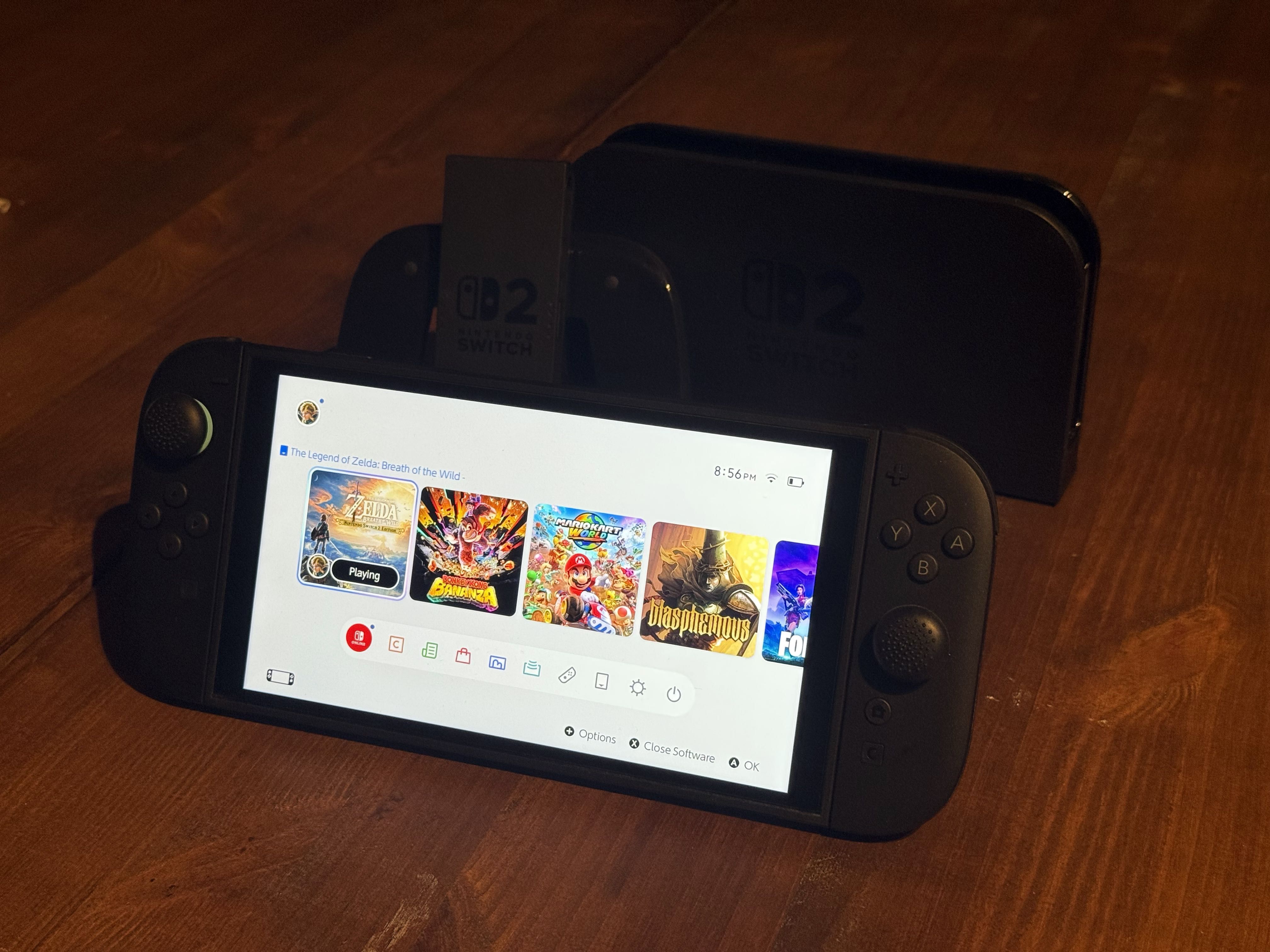 Nintendo Switch 2 + Comando Pro 2 + 3 jogos