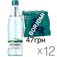 Вода мінеральна газована 500 мл (скляна) - Боржомі