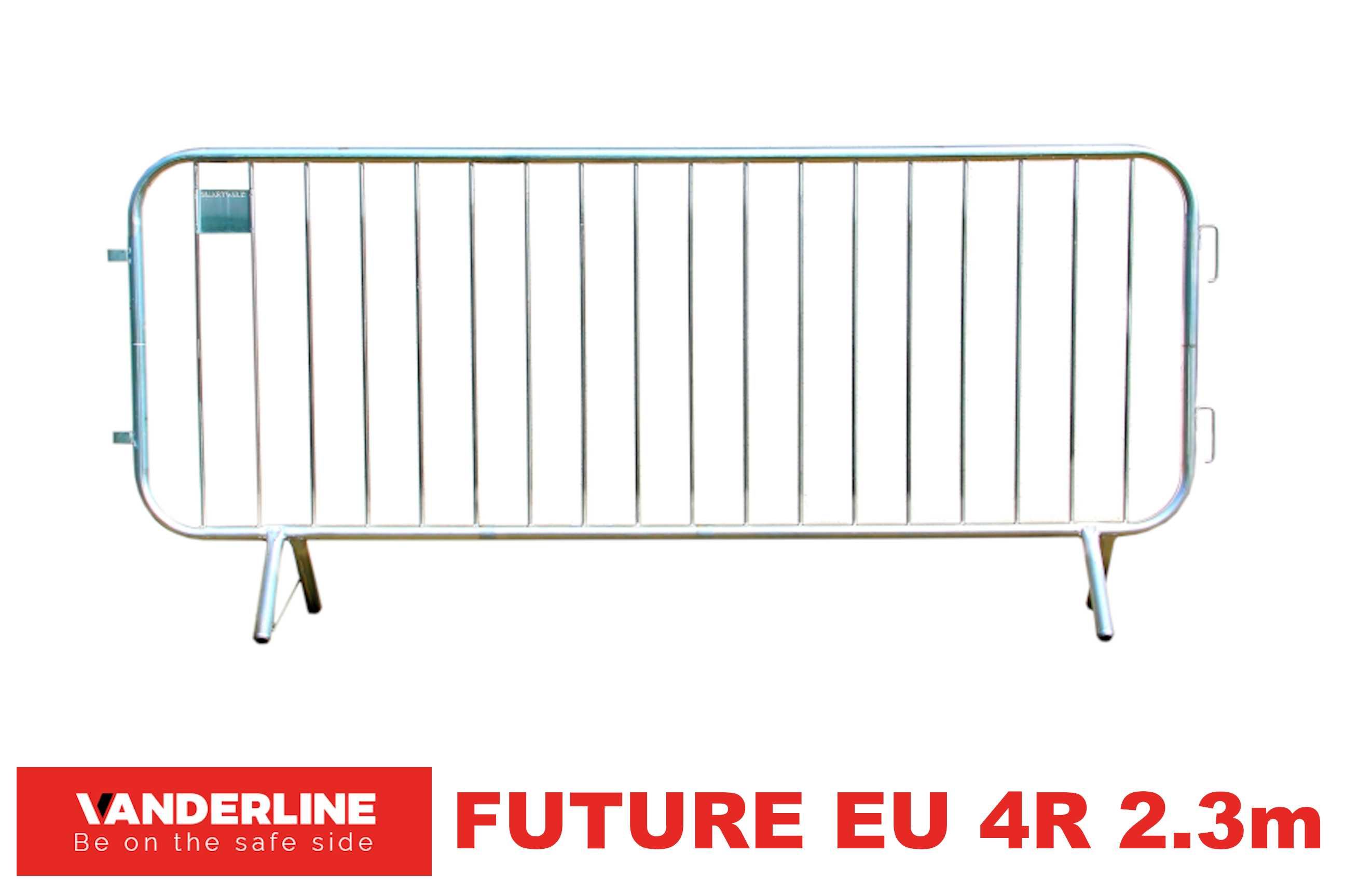 PROMOCJA EVENTU Barierki Mobilne FUTURE X 2,3 stalowe ocynk VANDERLINE