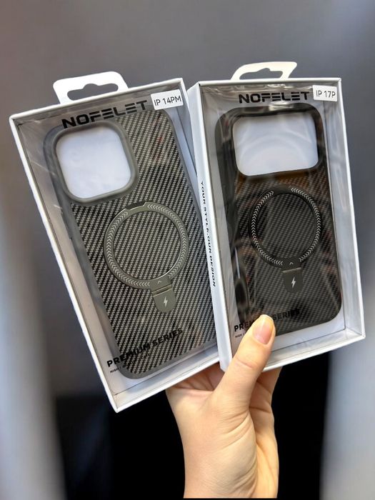 Карбон чохол з magsafe чехол iPhone 17 Pro Max айфон про макс