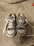 Trampki Converse srebrne 37