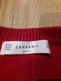Sweter Zara M czerwony