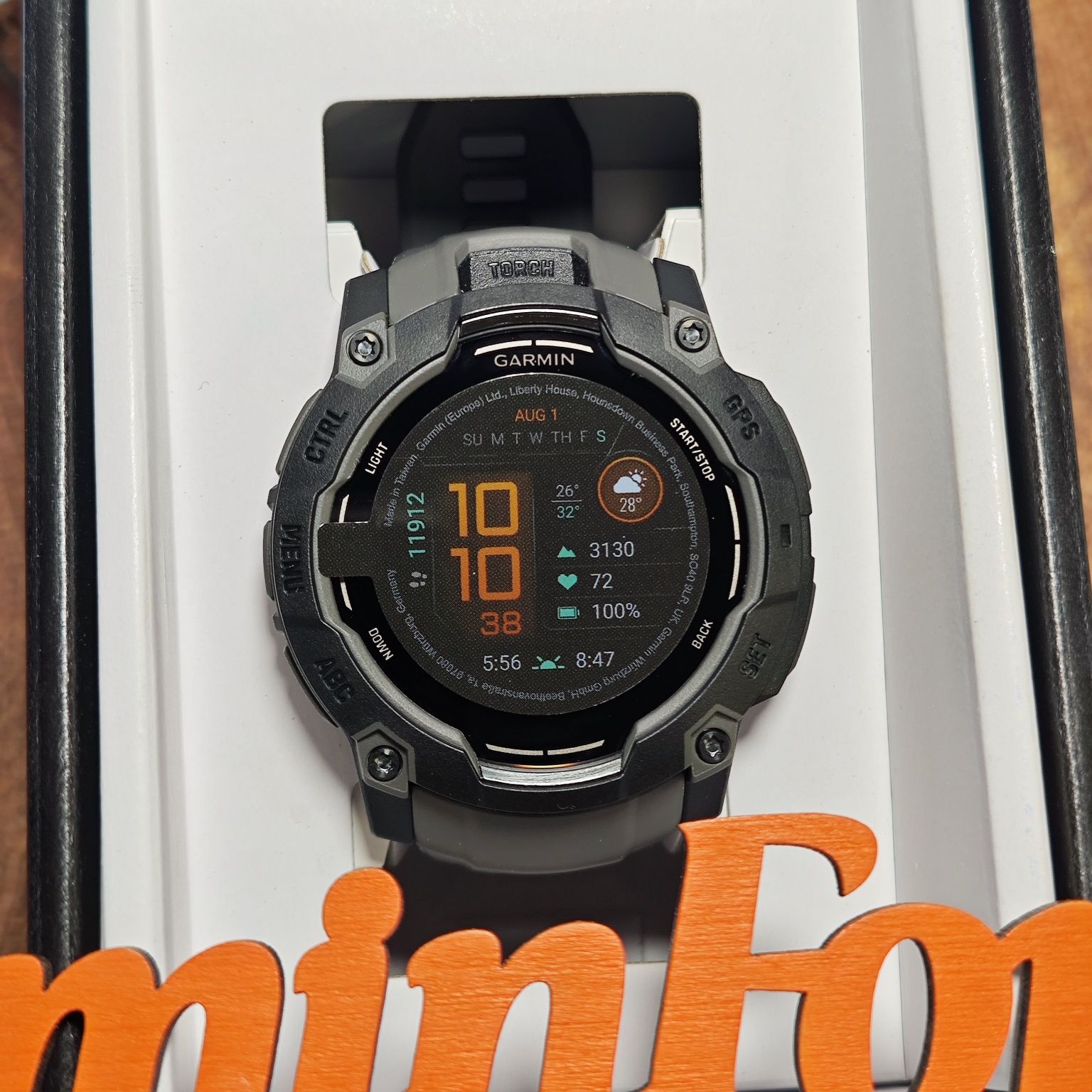 Garmin Instinct 3 (50 мм) AMOLED чорний/вугільний 010-03020-00