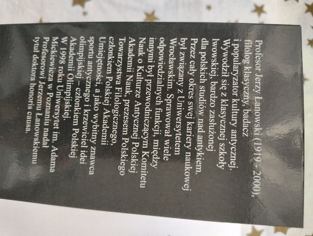Jerzy Łanowski, Święte Igrzyska Olimpijskie