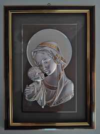 Obrazek Obraz Matki Boskiej z Dzieciątkiem galvanic silver