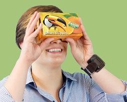 Gogle VR kartonowe nowe