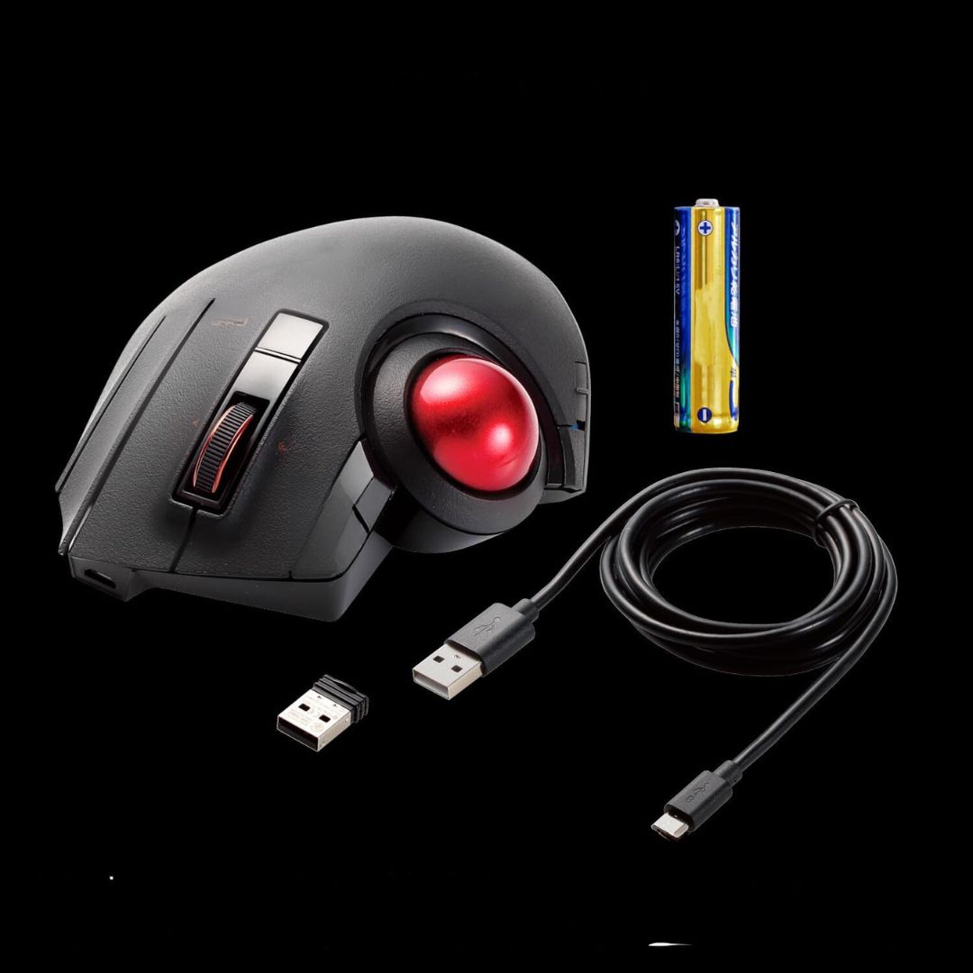 ELECOM EX-G Pro Bezprzewodowa mysz trackballowa 2,4GHz