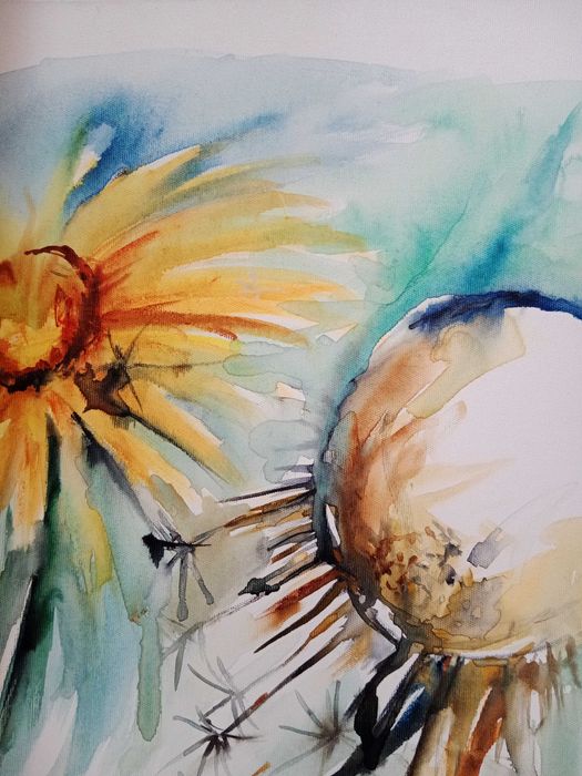 Magia akwareli - dmuchawce