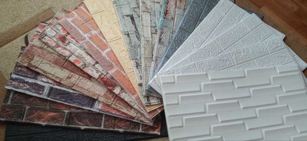 Самоклеючі панелі Цегла-HG 3мм Самоклеющиеся 3д панели Кирпич панель