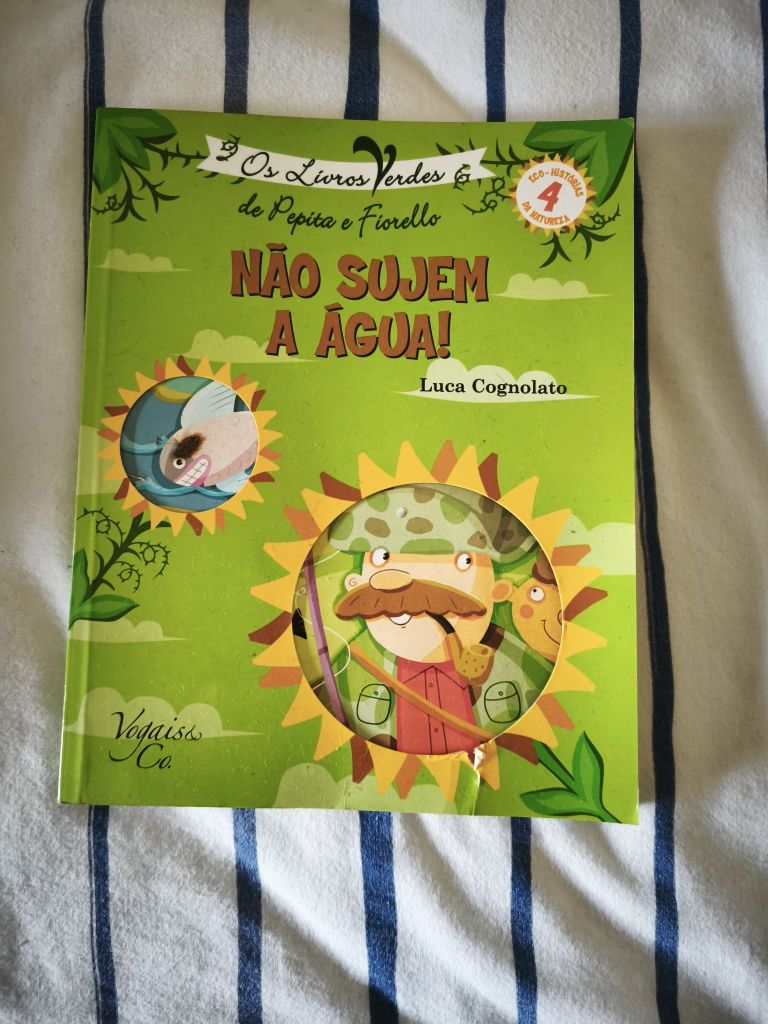 Livro didático " Não sujem a água"