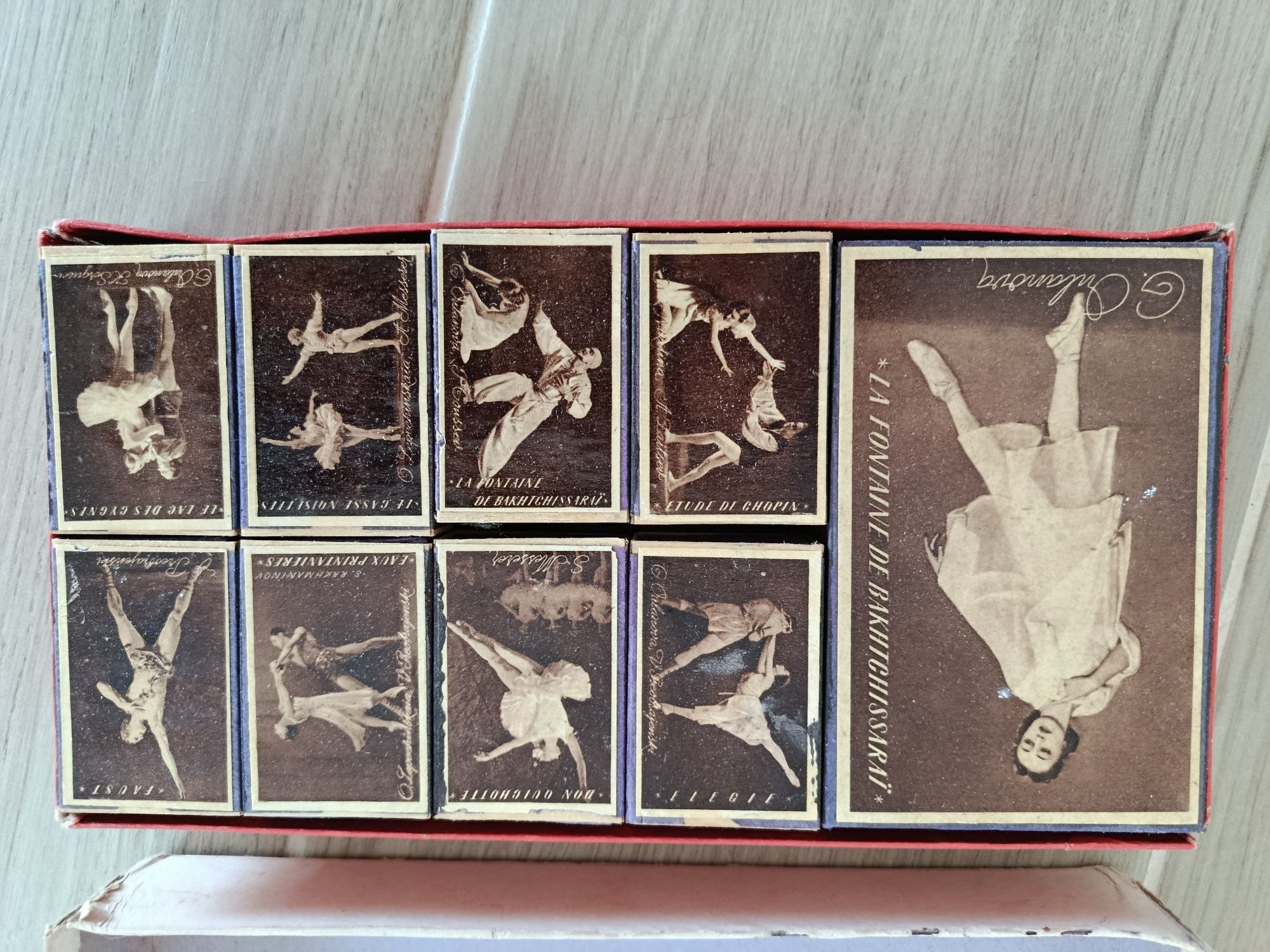 caixa de fósforos coleção Le theatre ballet