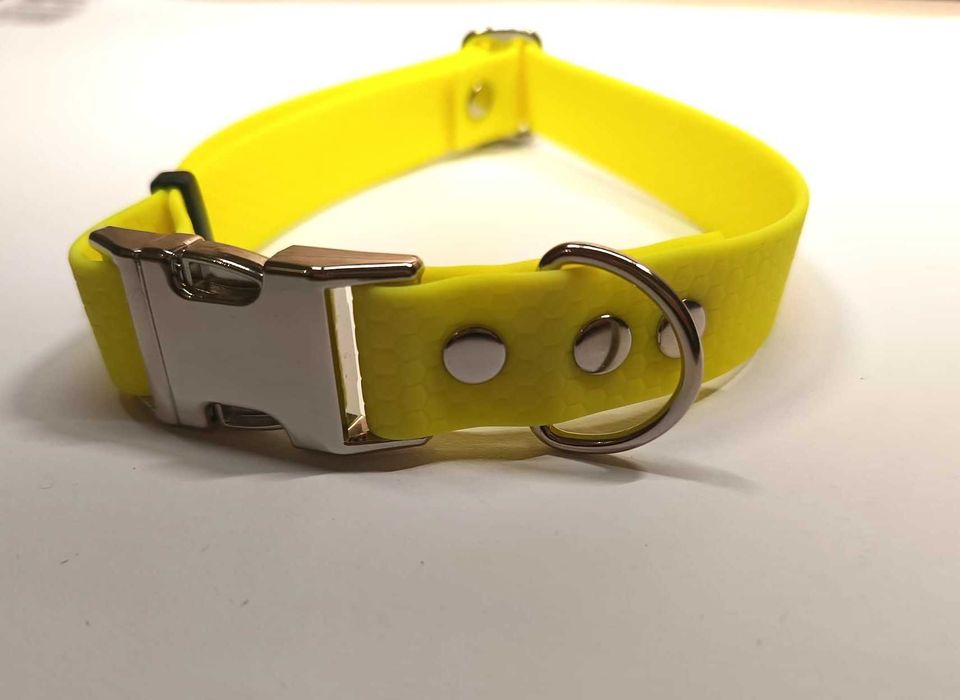Obroża hexa plaster miodu wodoodporna 25mm dla psa