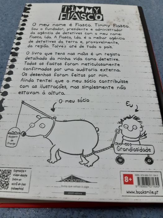 Livro Timmy Fiasco: Sempre a Meter Água