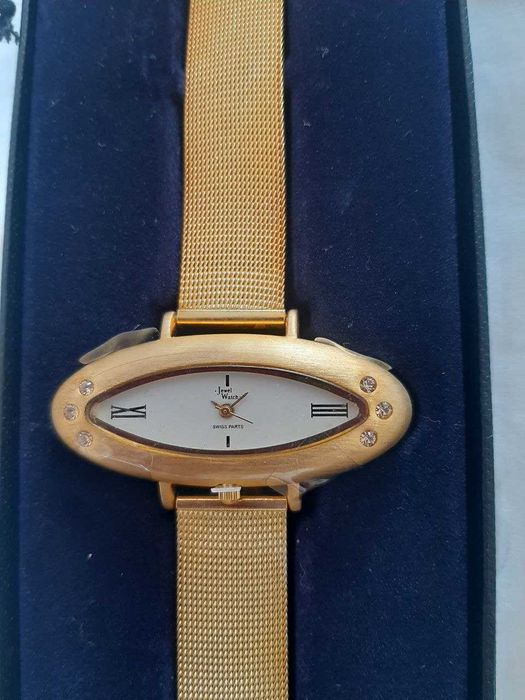 Relogio senhora Dourado - Jewel Watch - Swarovski crystal