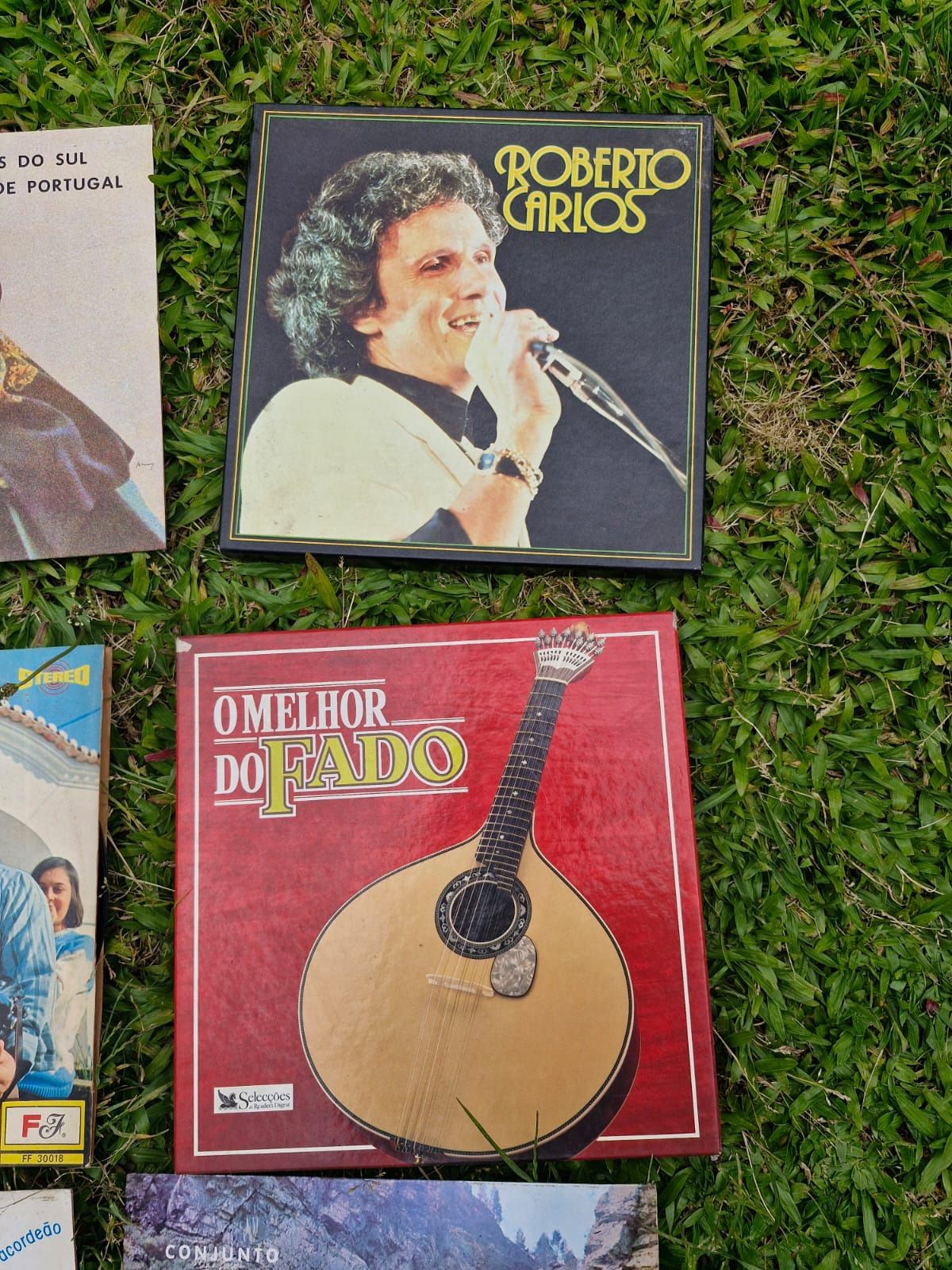 Cassetes e discos vinil