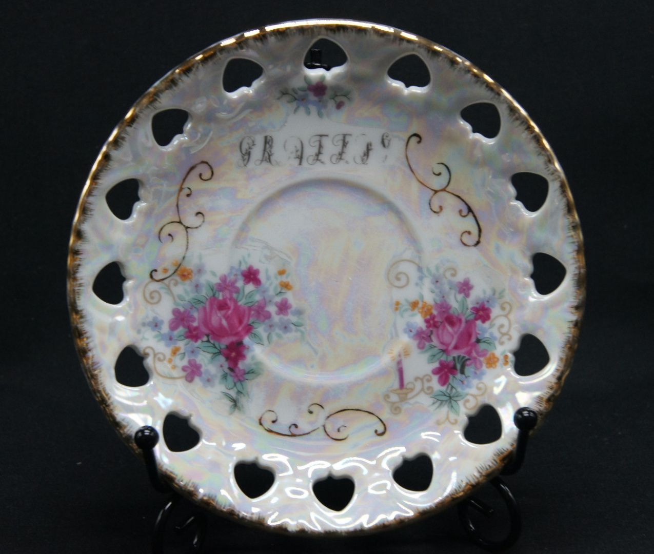Stara filiżanka porcelana ażurowa 170ml