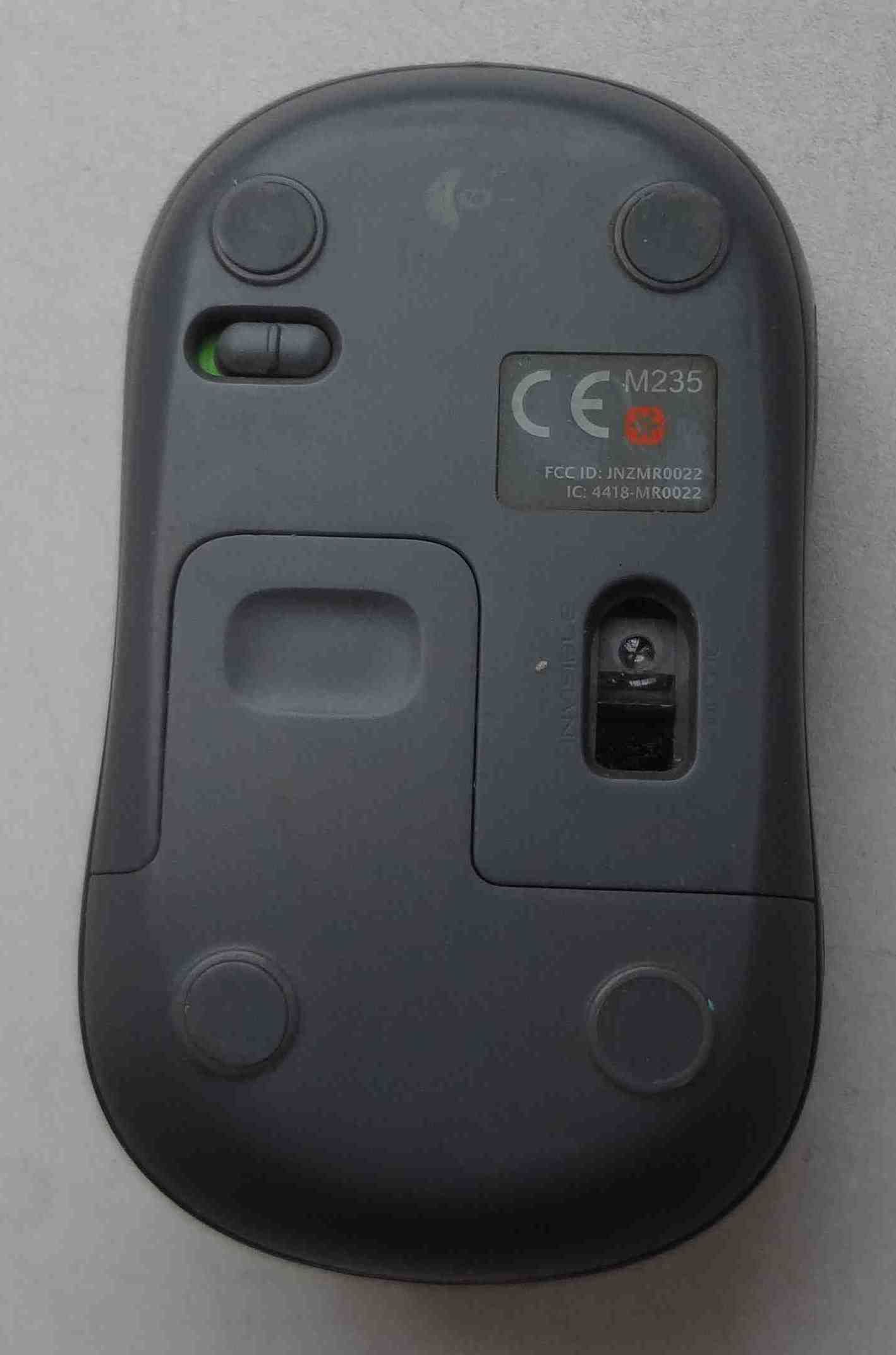 Беспроводная компьютерная мышь Logitech M235 с адаптером Unifying